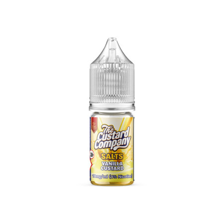 10mg The Custard Company Flavoured Nic Salt 10ml (50VG/50PG) - Flavour: Vanilla Custard