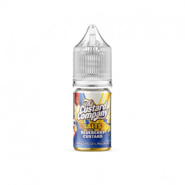 20mg The Custard Company Flavoured Nic Salt 10ml (50VG/50PG) - Flavour: Blueberry Custard