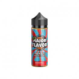 Major Flavor 100ml Shortfill 0mg (70VG/30PG) - Flavour: Strawb-Ice