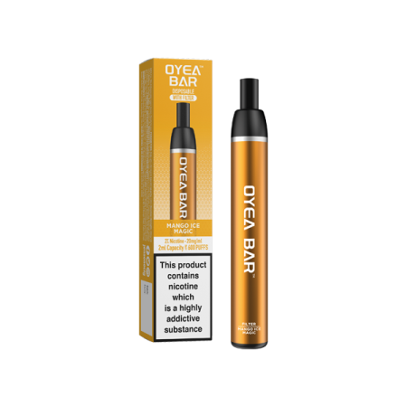 20mg Oyea Bar Disposable Vape Device 600 Puffs - Flavour: Mango Iced Magic