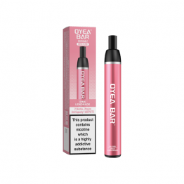 20mg Oyea Bar Disposable Vape Device 600 Puffs - Flavour: Pink Lemonade