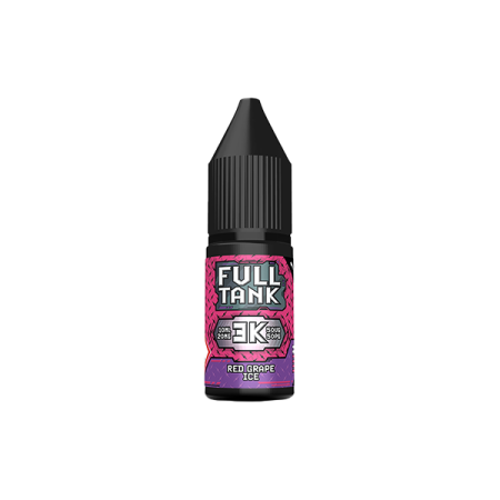 20mg Full Tank 3K Bar Nic Salt 10ml (50VG/50PG) - Flavour: Red Grape Ice