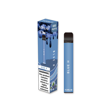 20mg Top Bar EE 600 Disposable Vape Device 600 Puffs - Flavour: Blue H