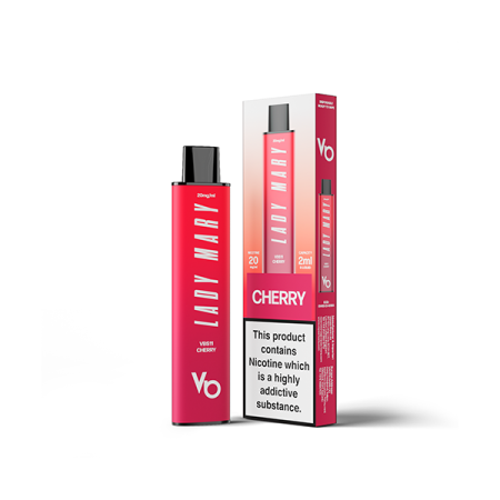 20mg Lady Mary VBS11 Disposable Vape 600 Puffs - Flavour: Cherry