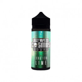 Lolly Vape Co Cosmos Sours 100ml Shortfill 0mg (80VG/20PG) - Flavour: Lunation Lime