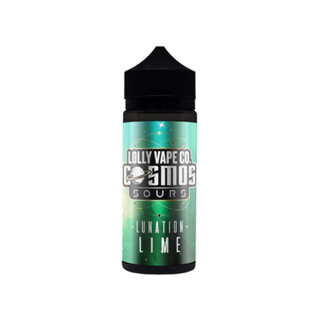 Lolly Vape Co Cosmos Sours 100ml Shortfill 0mg (80VG/20PG) - Flavour: Lunation Lime