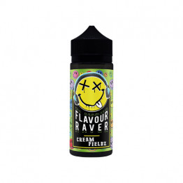 Flavour Raver 100ml Shortfill 0mg (80VG/20PG) - Flavour: Cream Fields