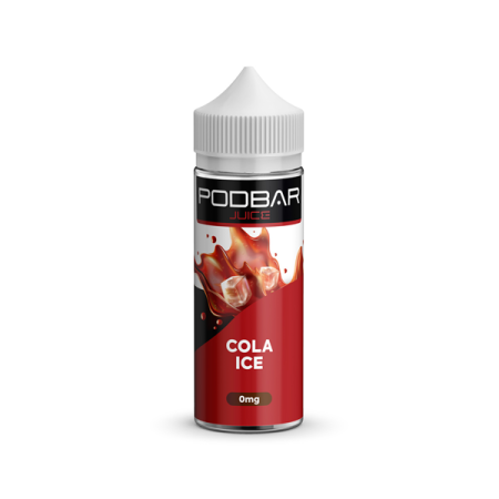 Podbar Juice 100ml Shortfill 0mg (50VG/50PG) - Flavour: Cola Ice