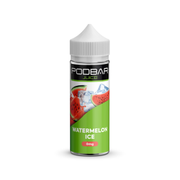 Podbar Juice 100ml Shortfill 0mg (50VG/50PG) - Flavour: Watermelon Ice