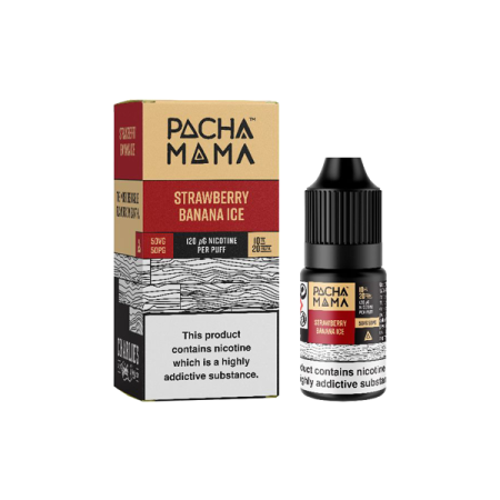 Pacha Mama by Charlies Chalk Dust 10mg 10ml E-liquid (50VG/50PG) - Flavour: Strawberry Banana Ice