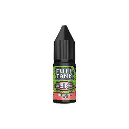 20mg Full Tank 3K Bar Nic Salt 10ml (50VG/50PG) - Flavour: Strawberry Kiwi