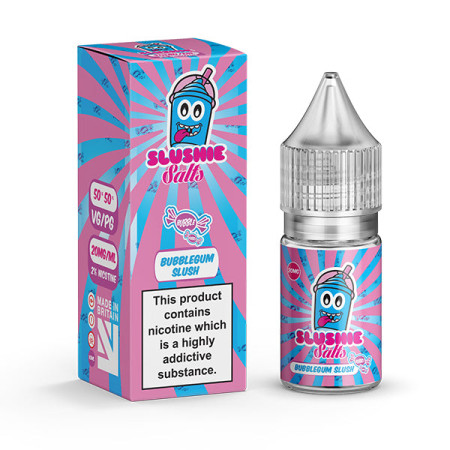 20mg Slushie by Liqua Vape 10ml Flavoured Nic Salts - Size: Bubblegum Slush