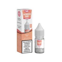 20mg Wunderbar 6000 Salts 10ml Nic Salts (60PG/40VG) - Flavour: Peach Ice