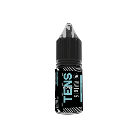 3mg Tens 50/50 10ml (50VG/50PG) - Pack Of 10 - Flavour: Black Ice