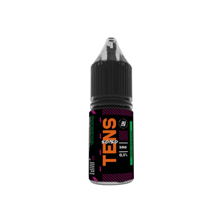 6mg Tens 50/50 10ml (50VG/50PG) - Pack Of 10 - Flavour: Fruit Pastilles