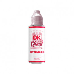 DK Cakes 100ml Shortfill 0mg (70VG/30PG) - Flavour: Battenburg