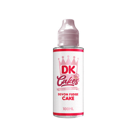 DK Cakes 100ml Shortfill 0mg (70VG/30PG) - Flavour: Devon Fudge Cake