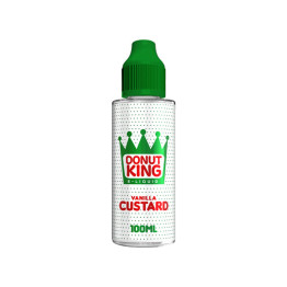 Donut King 100ml Shortfill 0mg (70VG/30PG) - Flavour: Vanilla Custard