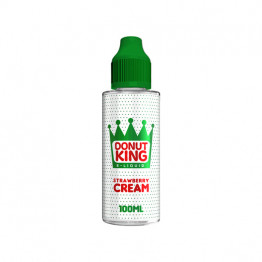 Donut King 100ml Shortfill 0mg (70VG/30PG) - Flavour: Strawberry Cream