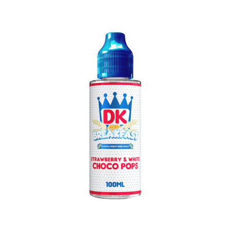 DK Breakfast 100ml Shortfill 0mg (70VG/30PG) - Flavour: Strawberry & White Choco Pops