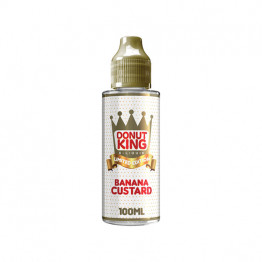 Donut King Limited Edition 100ml Shortfill 0mg (70VG/30PG) - Flavour: Banana Custard