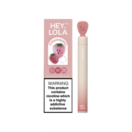 20mg Hey Lola Disposable Vape Device 600 Puffs - Flavour: Strawberry