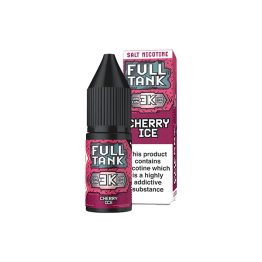 10mg Full Tank 3K Bar Nic Salt 10ml (50VG/50PG) - Flavour: Cherry Ice