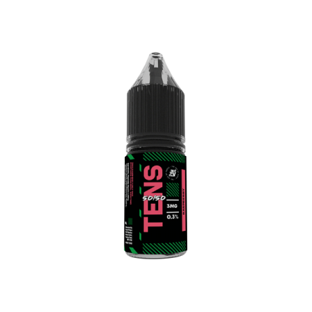 6mg Tens 50/50 10ml (50VG/50PG) - Pack Of 10 - Flavour: Raspberry