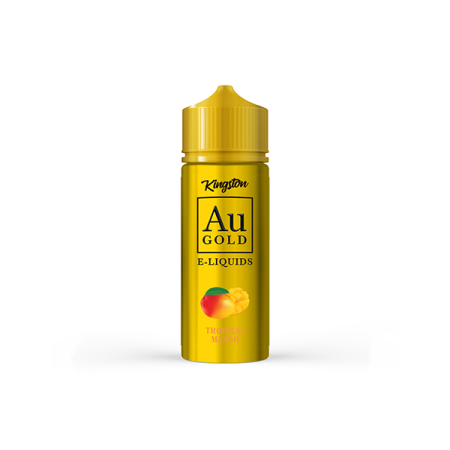 0mg AU Gold By Kingston 100ml Shortfill E-liquid (70VG/30PG) - Flavour: Tropical Mango