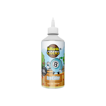 Billiards XL 500ml Shortfill (70VG/30PG) - Flavour: Ice Cider