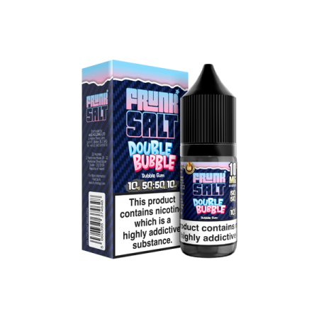 10mg Frunk Salts 10ml Nic Salts (50VG/50PG) - Flavour: Double Bubble