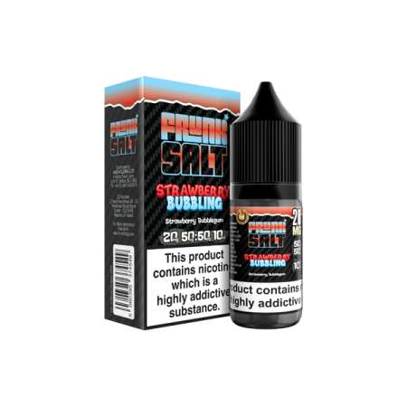 20mg Frunk Salts 10ml Nic Salts (50VG/50PG) - Flavour: Strawberry Bubbling