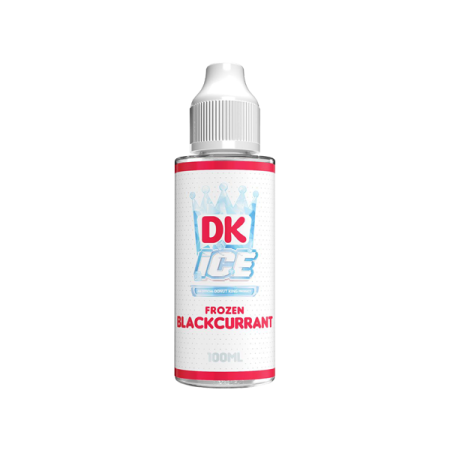 DK Ice 100ml Shortfill 0mg (70VG/30PG) - Flavour: Frozen Blackcurrant