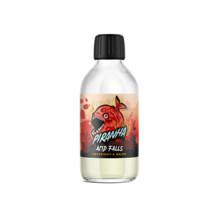 Piranha 200ml Shortfill 0mg (80VG/20PG) - Flavour: Acid Falls