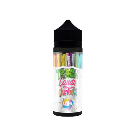 Trash Candy 100ml Shortfill 0mg (80VG/20PG) - Flavour: Rainbow Sherbet