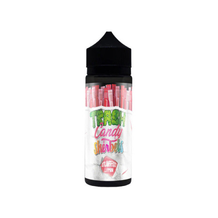 Trash Candy 100ml Shortfill 0mg (80VG/20PG) - Flavour: Strawberry Lemon Sherbet