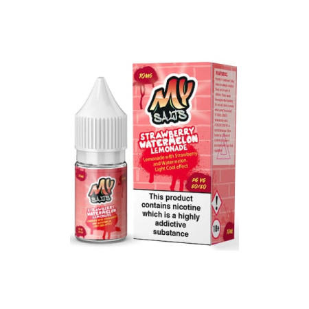 20mg My Salts Nic Salts 10ml (50VG/50PG) - Flavour: Strawberry Watermelon Lemonade