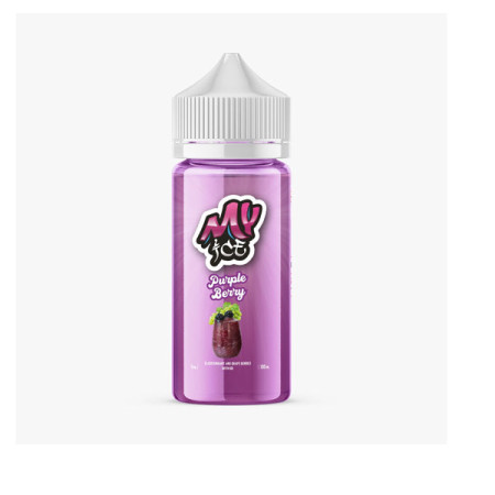 My Ice 0mg 100ml Shortfill (70VG/30PG) - Flavour: Ice Purple Berry