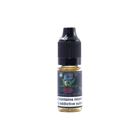 10mg Dino Sauce Nic Salts 10ml (50VG/50PG) - Flavour: Raptors Raspberry Ripple