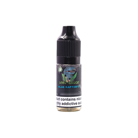 10mg Dino Sauce Nic Salts 10ml (50VG/50PG) - Flavour: Blue Raptors