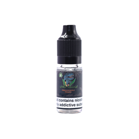 10mg Dino Sauce Nic Salts 10ml (50VG/50PG) - Flavour: Prehistoric Peach