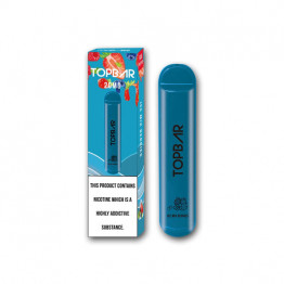 20mg Top Bar Disposable Vape Pod 600 Puffs - Flavour: Ice Mixed Berries