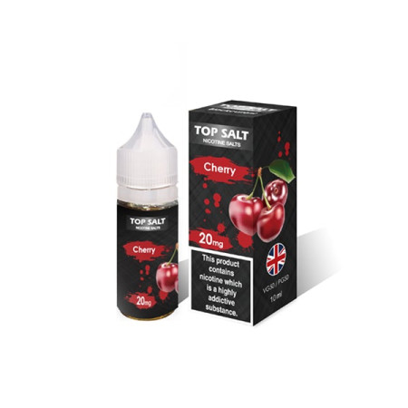 20mg Top Salt Fruit Flavour Nic Salts by A-Steam 10ml (50VG/50PG) - Flavour: Cherry