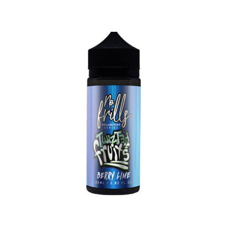 No Frills Collection Twizted Fruits 80ml Shortfill 0mg (80VG/20PG) - Flavour: Berry Lime