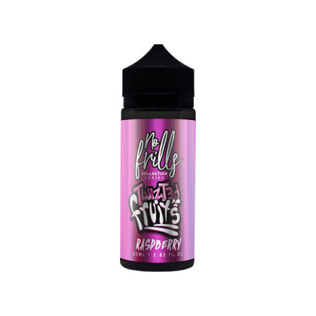 No Frills Collection Twizted Fruits 80ml Shortfill 0mg (80VG/20PG) - Flavour: Raspberry