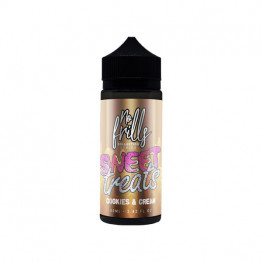 No Frills Collection Sweet Treats 80ml Shortfill 0mg (80VG/20PG) - Flavour: Cookies & Cream