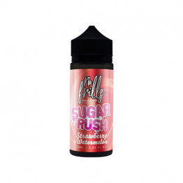 No Frills Collection Sugar Rush 80ml Shortfill 0mg (80VG/20PG) - Flavour: Strawberry Watermelon