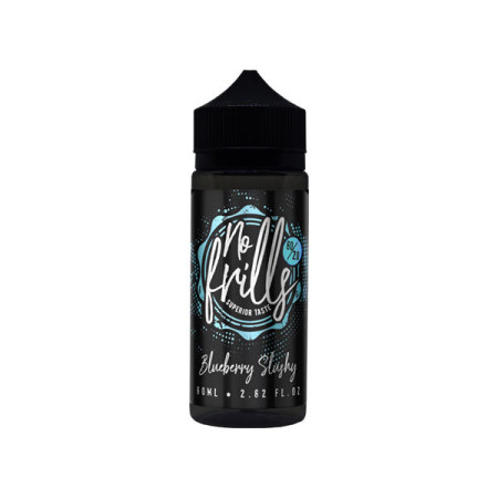 No Frills Originals 80ml Shortfill 0mg (80VG/20PG) - Flavour: Blueberry Slushy