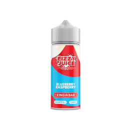 Fizzy Juice King Bar 100ml Shortfill 0mg (70VG/30PG) - Flavour: Blueberry Raspberry