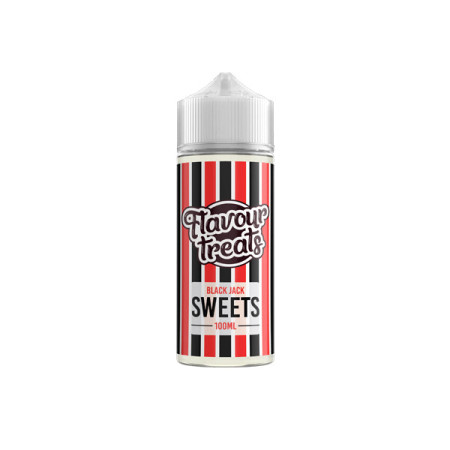 Flavour Treats Sweets by Ohm Boy 100ml Shortfill 0mg (70VG/30PG) - Flavour: Black Jack